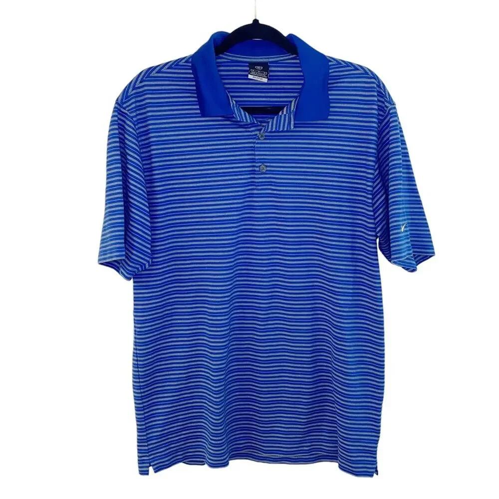Nike Golf DriFIT UV Striped Golf Polo